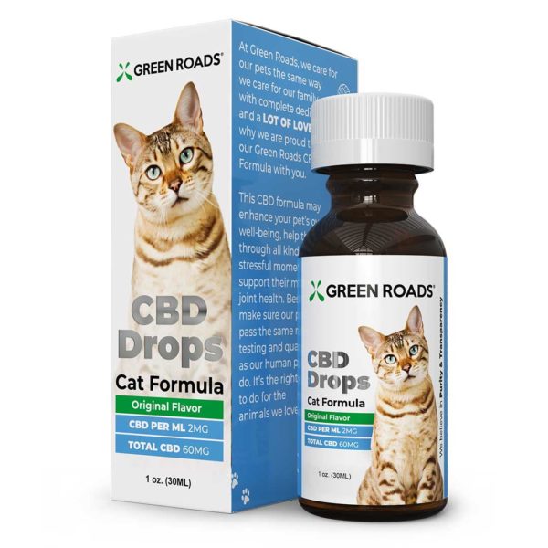 Green Roads World cbd oil drops for cats