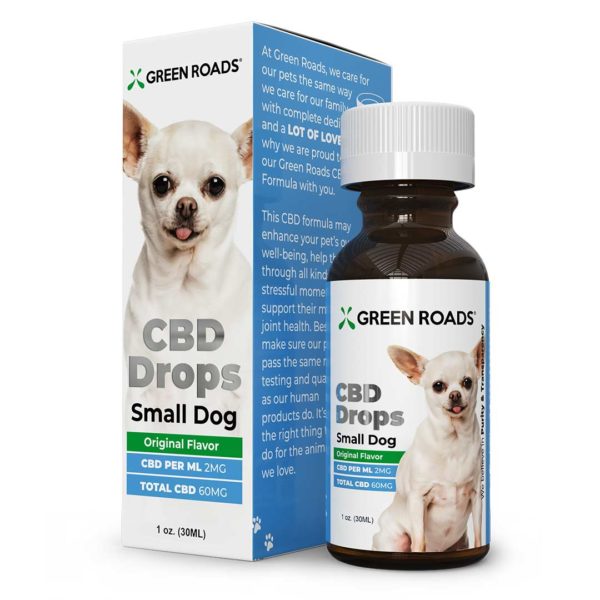 Green Road's Small Dog CBD Oil Drops